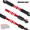 hopsupRC RC Aluminum Adjustable Turnbuckles Camber Links Toe Link Upgrades Part for 1/10 Senton/Granite/Vorteks 3S BLX(Mega 550).Alloy Adjustable Turnbuckles Hops Up.Red(6PCS) view 4