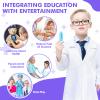 IVENRXIU Kids Doctors Play Set, 15 Pcs Doctor Kit for Toddlers 3-5, Doctor Set with Real Stethoscope, Pretend Play Toys for Kids Boys and Girls, Halloween Christmas Birthday Gifts view 4