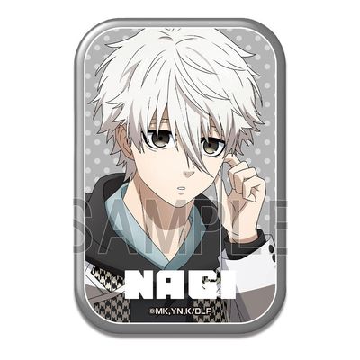 Blue Rock Rectangle Can Badge Nagi Seijiro C BRAN-B001-m04
