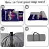 Personalized Nap Mats for Preschool, Custom Name Toddler Sleep Mats for Kids Daycare Kindergarten Car Series Portable Sleeping Bag with Pillow and Blanket for Boys Girls Easy Roll Up City view 4