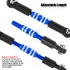hopsupRC RC Aluminum Adjustable Turnbuckles Camber Links Toe Link Upgrades Part for 1/10 Senton/Granite/Vorteks 3S BLX(Mega 550).Alloy Adjustable Turnbuckles Hops Up.Navy Blue(6PCS) view 4