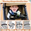 GQIRIL Universal Stroller Snack Tray - 4-in-1 Clip on Strollers Cup and Phone Holder Attachment Accessories, Double Bottle Drink Cupholder Tray for Bike Walker Wheelchair view 4