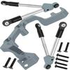 hopsupRC 7075 Aluminum C Hub Front Tie Rods with Stabilizer Upgrade Parts for 1/10 Slash 4X4 4WD LCG.Titanium view 1
