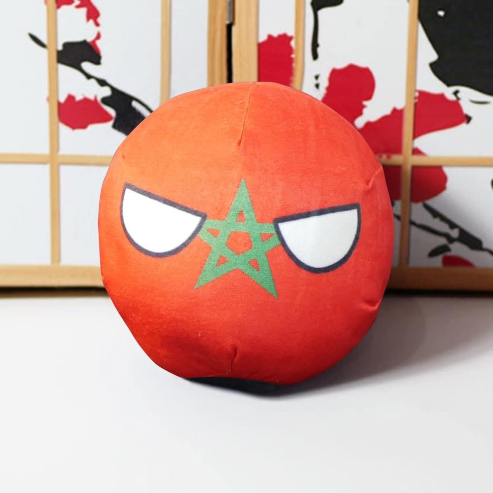 GANGKJDS 7.9inch 3.9inch Polish Ball, Country Ball, Guyana, Honduras, Morocco, Saudi Arabia, Tunisia, Country Ball, Country Ball, Multiple National Flag Decorations(Pax Britannica,20cm)