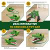 [2025 NEW] Remote Control Crocodile Robot Car | Rechargeable 2.4GHz RC Alligator Toy with Realistic Biting & Roaring Sounds, 3-in-1 Prank Game & Interactive Play, Fun Gift for Boys & Girls Ages 310 view 3