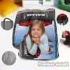 Personalized Nap Mats for Preschool, Custom Name Toddler Sleep Mats for Kids Daycare Kindergarten Car Series Portable Sleeping Bag with Pillow and Blanket for Boys Girls Easy Roll Up Racing view 3