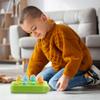 Baby Pop-Up Toy, Educational Animal Playset for Toddlers, Cause and Effect Learning, Fine Motor Skills Development, Portable Travel Toy with Engaging Buttons, Perfect for Infants and Toddlers (Green) view 4