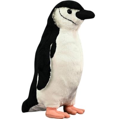 Whrigud Large Chinstrap Penguin Plush, Penguin Stuffed Animal, Cute Doll Plushie Hug Pillow, Soft Halloween Plushie 11''