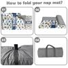 Personalized Nap Mats for Preschool, Custom Name Toddler Sleep Mats for Kids Daycare Kindergarten Car Series Portable Sleeping Bag with Pillow and Blanket for Boys Girls Easy Roll Up Police Car view 4