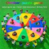 ZMQJEQANBG Play Parachute Whack-a-mole Game, School/Company/Party Game, Outdoor Multiplayer Cooperative Game(5m/16.4ft) view 2