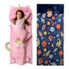 Sleepover Bundle: Unicorn & Space Glow Sleeping Bags with Pillows view 1