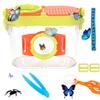 Bug Catcher Kit for Kids Educational Butterfly Kit with Magnifying Glass, Tweezer, Bug Collector, Bug Model, Shoulder Strap Outdoor Toys for Kids, Bug Toys view 1