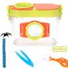 Bug Catcher Kit for Kids Educational Butterfly Kit with Magnifying Glass, Tweezer, Bug Collector, Bug Model, Shoulder Strap Outdoor Toys for Kids, Bug Toys view 3
