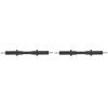 2Pcs RC Wheel Axle, Metal Non Powered Rear Wheel Axle Shaft Upgrade Parts for 1/10 RC Tractor Truck view 1