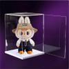Acrylic Display Box for Doll Model, Transparent Dustproof Display Box, Compatible with Doll Model Construction kit (Model Not Included) (White Base) view 2