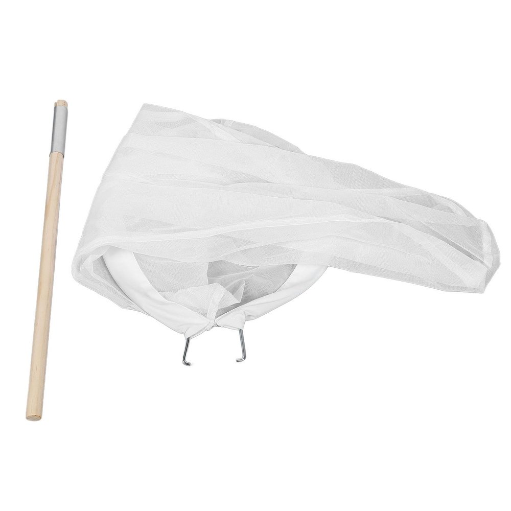 Premium Polyester Fly Catching Net, Pine Wood Handle, for Outdoor Nature Exploration, Ideal for Kids