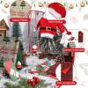 Liliful 6 Pcs Christmas Elf Accessories Include Christmas Sleeping Bag, Xmas Camping Tent, Sweater, Bathrobe, Swing, Hammock Xmas Gifts Accessories for Dollhouse Party Supplies(Elegant) view 3