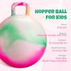 ZOOJOY Hopper Ball for Kids, 18 Inch Bouncy Ball with Handle, Clouds Girl Toys for Indoor Outdoor Active Play, Best Inflatable Balance Hopping Toys for Girls Boys Gifts 3 4 5 6 7 8 Years Old view 2