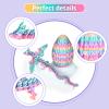 Mydhall 3D Printed Flying Dragon Egg with Articulated Dragon Inside  Toys&Gifts for Kids,Home Decor,Creative Ornaments,Birthday,Easter (Rainbow, Large) view 4