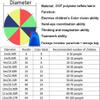 ZMQJEQANBG Play Parachute Outdoor Garden Games, Nursery Rainbow Play Parachute Sensory Game, Body Coordination Training(6m/19.6ft) view 2