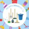 Kokubo 4016 Mini Cleaning Tools, Set of 6, Deck Brush, Dustpan, Dragonfly, Broom, Mop Broom, Trash Can Collection, Desk, Washroom, Water Basin, Miniature, Stylish, Cute view 2