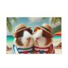 1000 Pieces Jigsaw Puzzle Tropical Guinea Pig Sturdy 2mm Puzzle Pieces Funny Puzzle for Adults Kids view 1