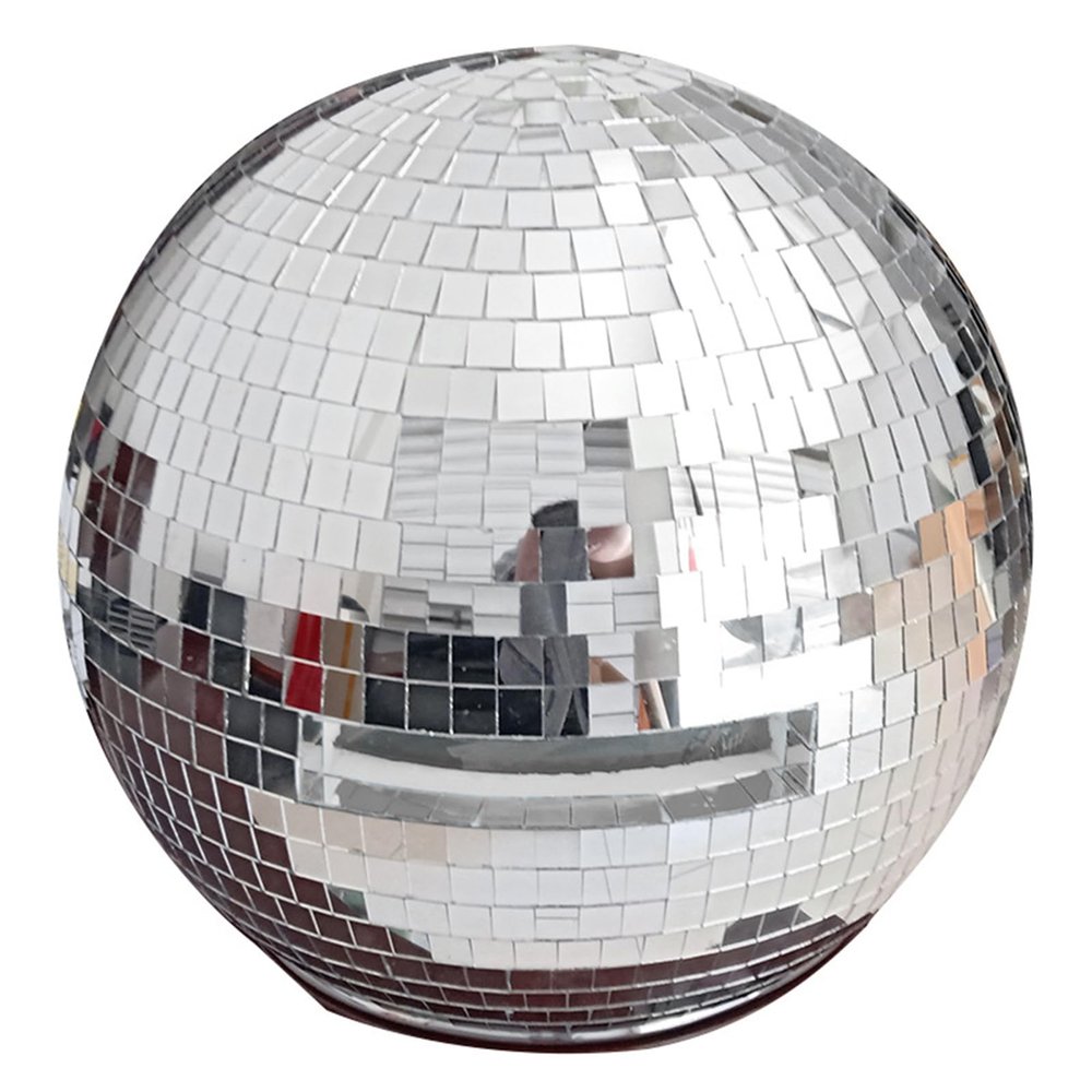 Meiliyizu Disco Ball Helmet, Silver Glitter Disco Helmet, Party Decorations for Bar Club Celebration, Festive Gatherings Accessory