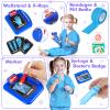 IVENRXIU Doctor Kit for Kids, 17 Pcs Medical Play Set with Bag and Dress Up Costume for Toddlers 3-5, Pretend Play Toys for Kids Boys and Girls, Halloween Christmas Birthday Gifts view 3