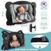 Adjustable 360 Baby Car Mirror 2-Pack - Shatterproof, Easy Installation, Dual Pack for Rear-Facing Seats - Safety Mirror for Infants and Toddlers by Rohent view 4