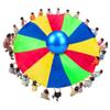 ZMQJEQANBG Play Parachute Rainbow Parachute with Storage Bag, Cooperative Parachute Game for Birthday Party, Creative Birthday Gift(5m/16.4ft) view 1