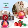 ZOOJOY Hopper Ball for Kids, 18In Bouncy Ball with Handle, Orange Clouds Girls Toys for Indoor Outdoor Active Play, Best Inflatable Balance Hopping Toys for Girls Boys Gifts 3 4 5 6 7 8 9 Yr Old view 4