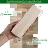 Olsa Jumbo Tumble Tower Outdoor Games 60pcs Large Blocks Stacking Lawn Yard Game for Kids Adults Family Stack to Over 5FT Giant Family Party Games for Holiday view 2