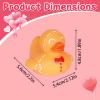 24 Pcs Valentine Rubber Ducks Bulk - 24 Unique Surprise Designs - Perfect for Valentines Day Party Favors, Gift Exchange & Romantic Decor - Ideal for Couples, Lovers & Adults view 2