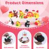 24 Pcs Valentine Rubber Ducks Bulk - 24 Unique Surprise Designs - Perfect for Valentines Day Party Favors, Gift Exchange & Romantic Decor - Ideal for Couples, Lovers & Adults view 3