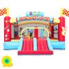 AKEYDIY Inflatable Obstacle Course Bounce House for Kids, 13.12FT x 11.16FT Racing Party Bouncy House for Kids 3-12 w/Large Jumping Area, Basketball Hoop & Racing Slide, Target Toss Game, 550W Blower view 1