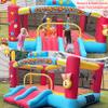 AKEYDIY Inflatable Obstacle Course Bounce House for Kids, 13.12FT x 11.16FT Racing Party Bouncy House for Kids 3-12 w/Large Jumping Area, Basketball Hoop & Racing Slide, Target Toss Game, 550W Blower view 2