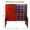 GOTHINK Giant Four in a Row Game with Carrying Bag - Jumbo 4-to-Score Indoor and Outdoor Board Game Set for Kids and Adults Fun Perfect for Holiday Party & Family Game 3Ft x 3Ft view 2