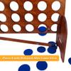 GOTHINK Giant Four in a Row Game with Carrying Bag - Jumbo 4-to-Score Indoor and Outdoor Board Game Set for Kids and Adults Fun Perfect for Holiday Party & Family Game 3Ft x 3Ft view 4