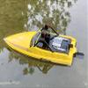 Ssccgym WL917 RC Jet Racing Boat Remote Controlled Motorboat Watercraft 16km/h with LED 7.4V 800mAh for Beginners 14y+ on Lake Pool Yellow view 1