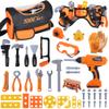 Kids Tool Set,MAGIC4U 52PCS Toddler Tool Set with Electric Drill Toy & Kids Tape Measure, Pretend Play Construction Toys Costume with Tool Belt for Boy Girls Age 3-8 view 1