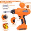 Kids Tool Set,MAGIC4U 52PCS Toddler Tool Set with Electric Drill Toy & Kids Tape Measure, Pretend Play Construction Toys Costume with Tool Belt for Boy Girls Age 3-8 view 2