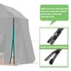Elevated Cedar Playhouse Cover,78.7" L X 78.7" W X 92" H Black Waterproof Sun Protection Dust,640D Heavy Duty Oxford Fabric, Big Playhouse Year-Round Protective Covers view 3