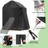 Elevated Cedar Playhouse Cover,78.7" L X 78.7" W X 92" H Black Waterproof Sun Protection Dust,640D Heavy Duty Oxford Fabric, Big Playhouse Year-Round Protective Covers view 4