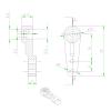 Malockos Metal 25T Servo Horn Servo Arm 8247X For Malockos4 Axial SCX10 YIKONG YK4102 1/10 RC Crawler Car Upgrade Parts - (Color: orange) view 4