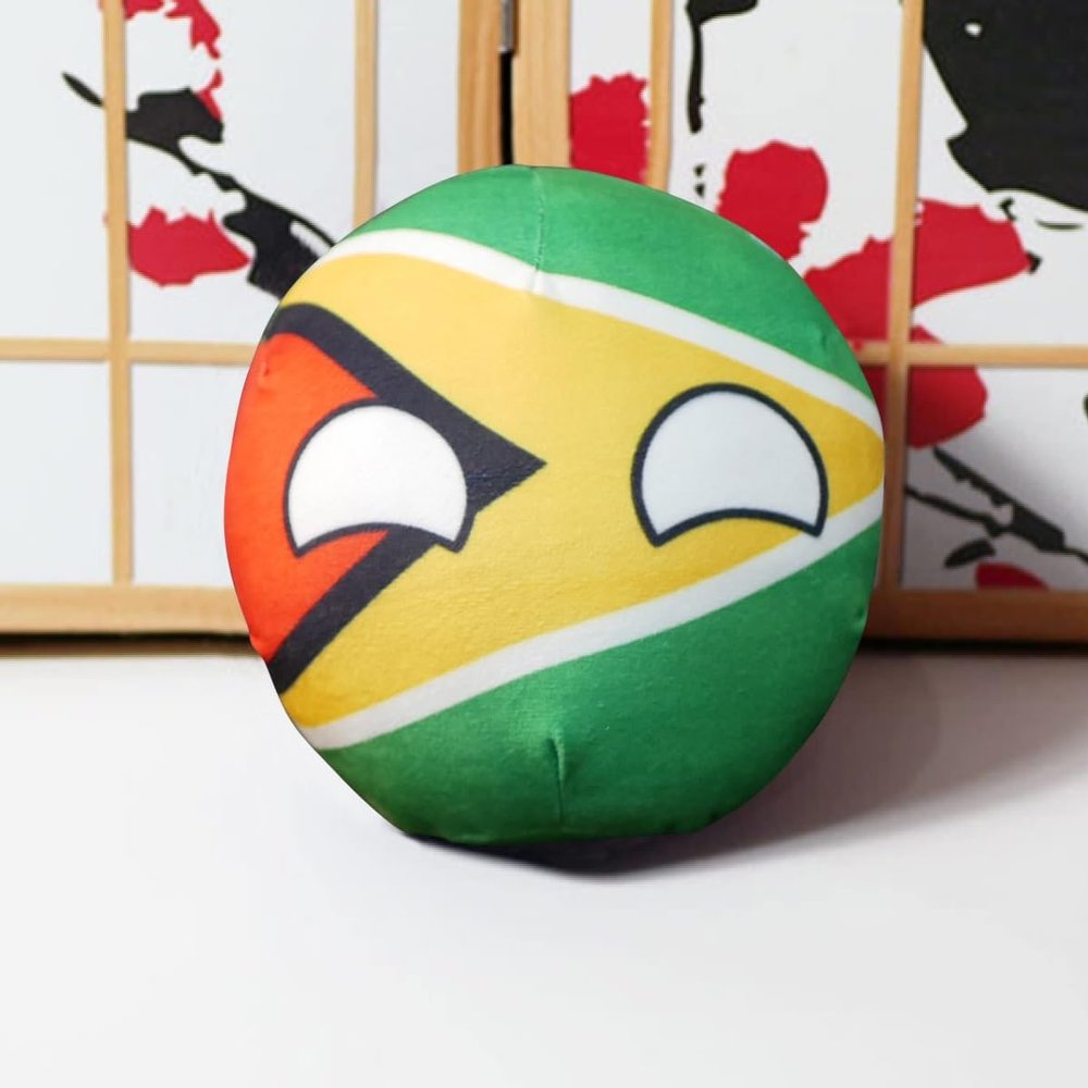GANGKJDS 7.9inch 3.9inch Polish Ball, Country Ball, Guyana, Honduras, Morocco, Saudi Arabia, Tunisia, Country Ball, Country Ball, Multiple National Flag Decorations(Kenya,20cm)