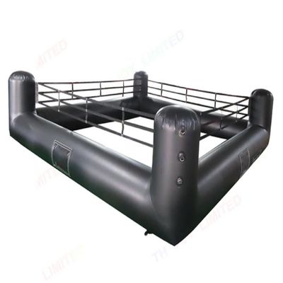 Outdoor Inflatable Game Interactive Inflatable Boxing Ring Arena Inflatable Wrestling Ring Games Joust Games Field for Kids and Adults (Black, 13.1x13.1ft)