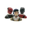 Malockos 1 Pcs 1/9 Scale Civil Pilots Figures With Hat Toy Model For RC Plane Accessories Hobby Color Red Blue Grey - (Color: Grey hat) view 3