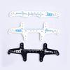 Krixis Glass Fiber Front Stay/Rear Stay/Reinforcing Plate/Side Plate Spare Parts For D1Y Krixis Mini 4WD RC Car Model 94848/94847 - (Color: 1 set black) view 2
