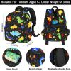 Accmor Toddler Backpack Leash, Cute Kids Backpack with Anti Lost Wrist Link, Mini Child Backpack Leash Baby Walking Harness for Travel, Small Dinosaur Backpack Tether for Boys Ages 1-3 view 2