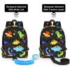 Accmor Toddler Backpack Leash, Cute Kids Backpack with Anti Lost Wrist Link, Mini Child Backpack Leash Baby Walking Harness for Travel, Small Dinosaur Backpack Tether for Boys Ages 1-3 view 4